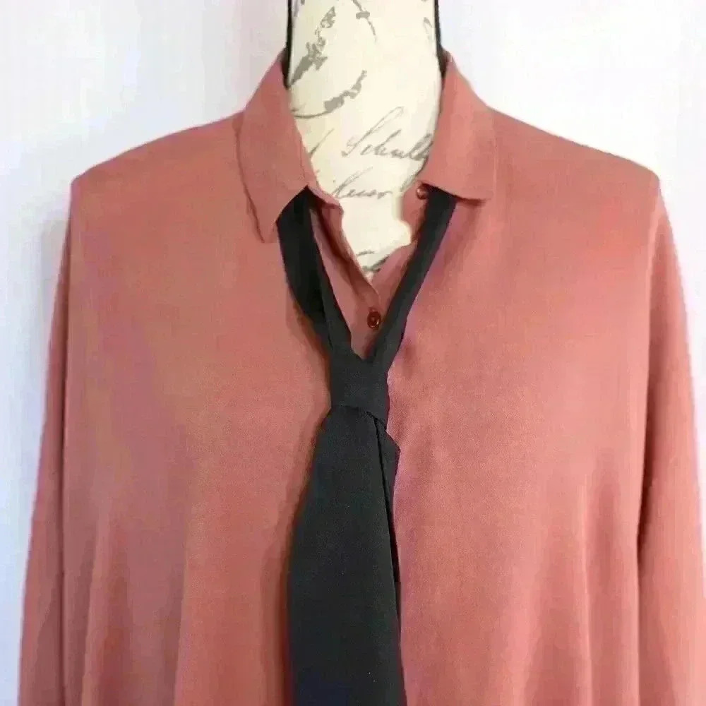 Zara Trafaluc Collection Size S Rust Color Short … - image 2